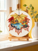 Maple Leaf Embroidery Kit