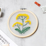 Transparent Double-Sided Flower Embroidery Starter Kit The Stichers Heavane