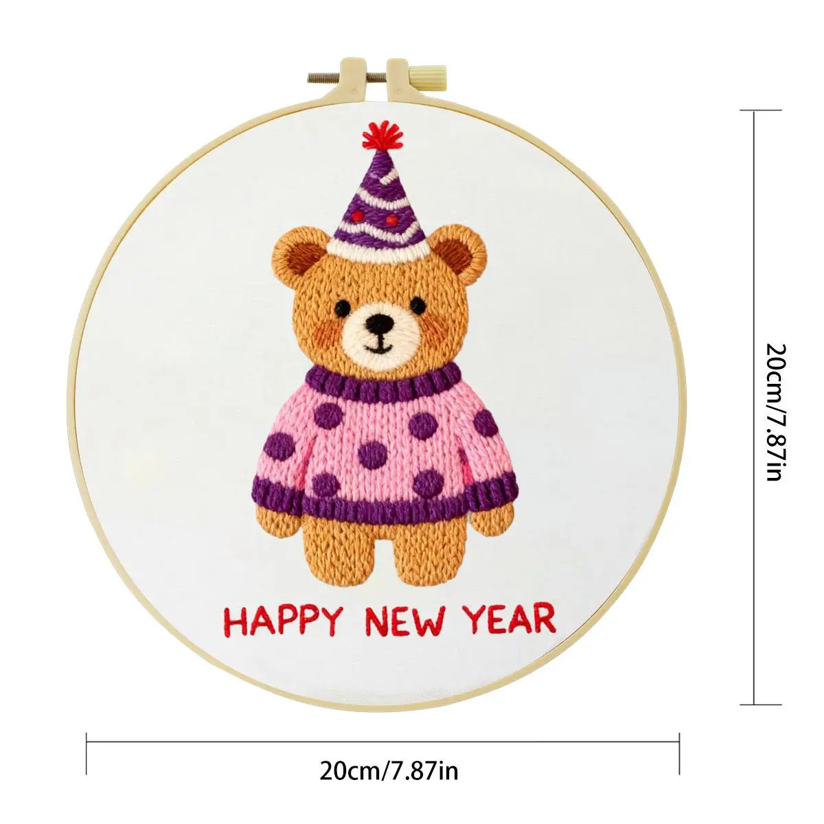 Sweater Bear Embroidery Kit