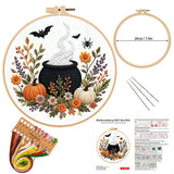 Floral Sugar Skull Embroidery Kit – Set of 3