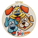 Dog Lover Embroidery Starter Kit – DIY Cartoon Puppy Sewing Art Set for Beginners