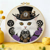 Punk Cat Embroidery Kit