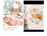 Woodland Animal Hand Embroidery Kit The Stichers Heavane