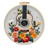 Floral Violin Embroidery Starter Kit The Stichers Heavane