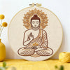 Serene Buddha Embroidery Kit Kits For Stitchers