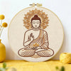 Serene Buddha Embroidery Kit Kits For Stitchers