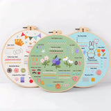 4-Piece Beginner Embroidery Learning Kit Kits For Stitchers