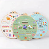 4-Piece Beginner Embroidery Learning Kit Kits For Stitchers