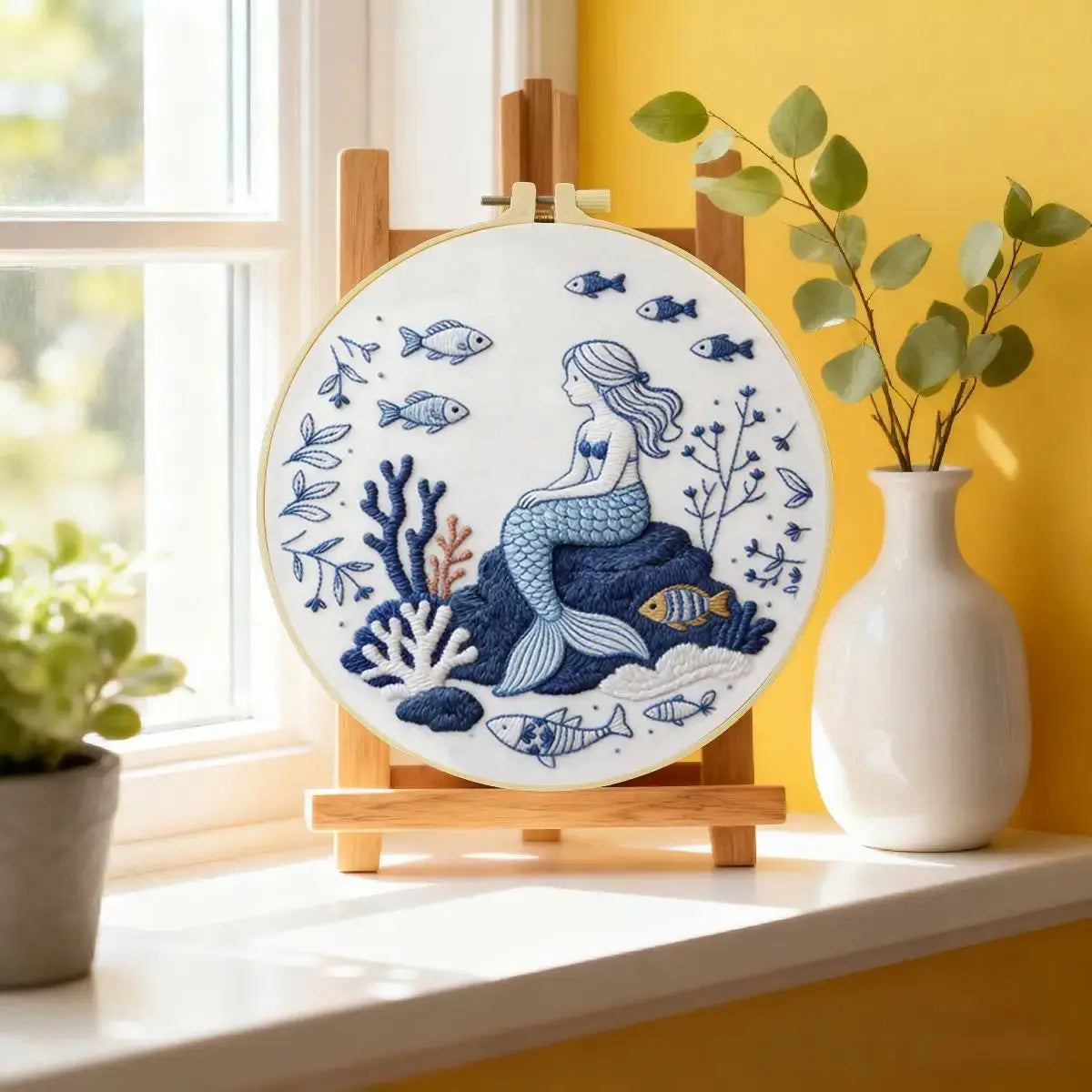 Little Mermaid Embroidery Kit Kits For Stitchers