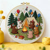 Birthday Bear Camp Embroidery Kit Kits For Stitchers
