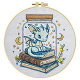 Baby Dragon Library Embroidery Kit Kits For Stitchers