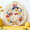 Patriotic Parade Goose Embroidery Kit Kits For Stitchers
