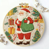 Santa Claus Christmas Embroidery Kit