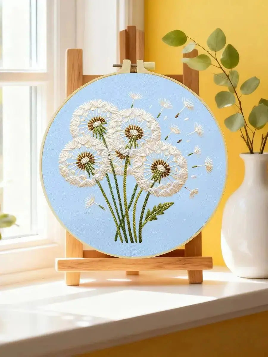 Dandelion Wishes Embroidery Kit Kits For Stitchers