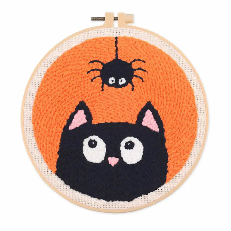 Spooky Halloween Characters Embroidery Kit – Set of 5