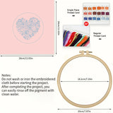 Floral Heart Hand Embroidery Kit
