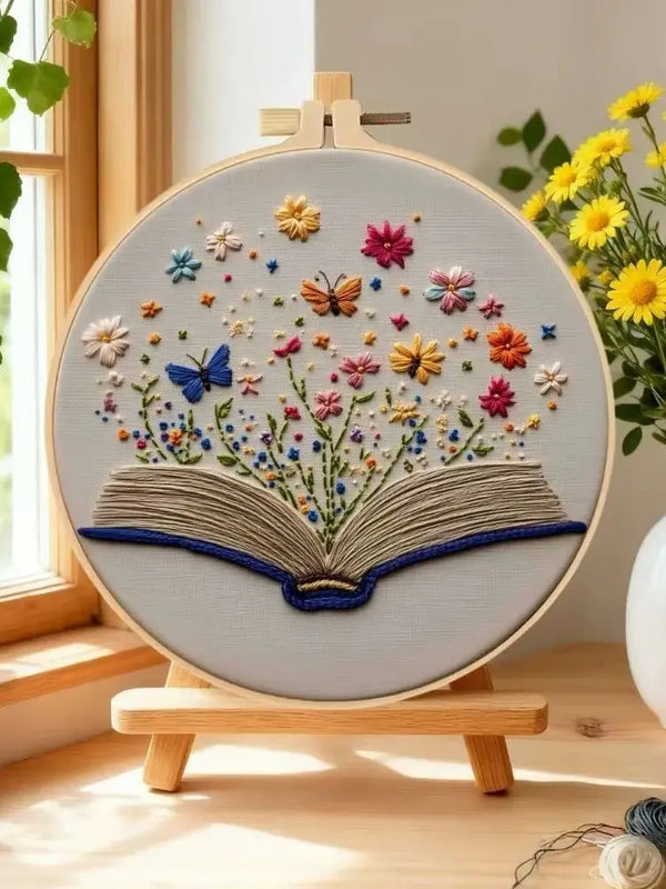 Blooming Book Hand Embroidery Kit