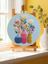 Colorful Vase Embroidery Starter Kit