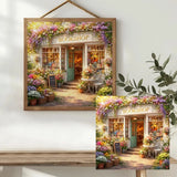 Blooming Bookshop Cross Stitch Kit 📚🌸🏡✨ Kits For Stitchers