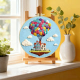 Up, Up & Home Embroidery Kit Kits For Stitchers