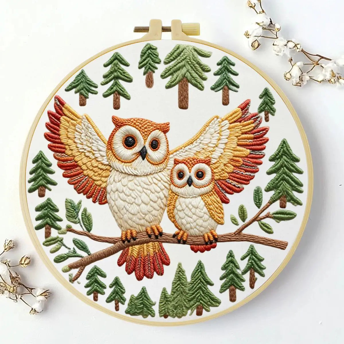 Owl Embroidery Kit
