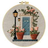 Hand-Embroidered Sunflower Hoop Art – Floral Wall Decor The Stichers Heavane
