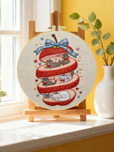 Strawberry Kitten Haven Embroidery Kit Kits For Stitchers
