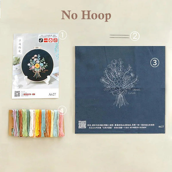 Woodland Animal Hand Embroidery Kit