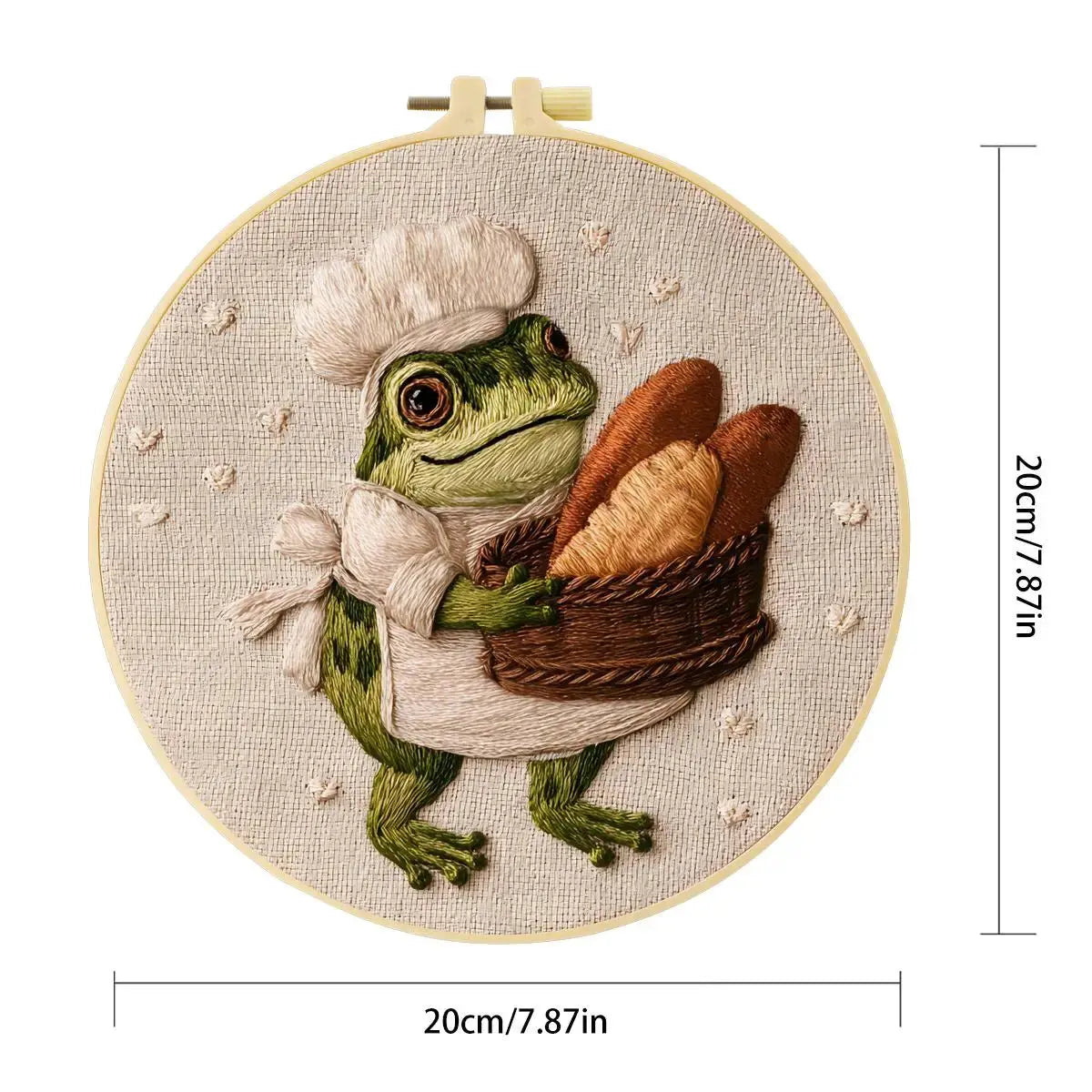Baker Frog Embroidery Kit Kits For Stitchers