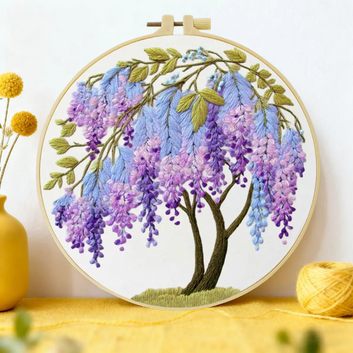 Wisteria Embroidery Kit