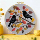 Two Crows Embroidery Kit