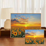 Sunflower Field Sunset Cross Stitch Kit 🌻🌅