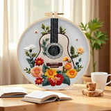 Floral Violin Embroidery Starter Kit