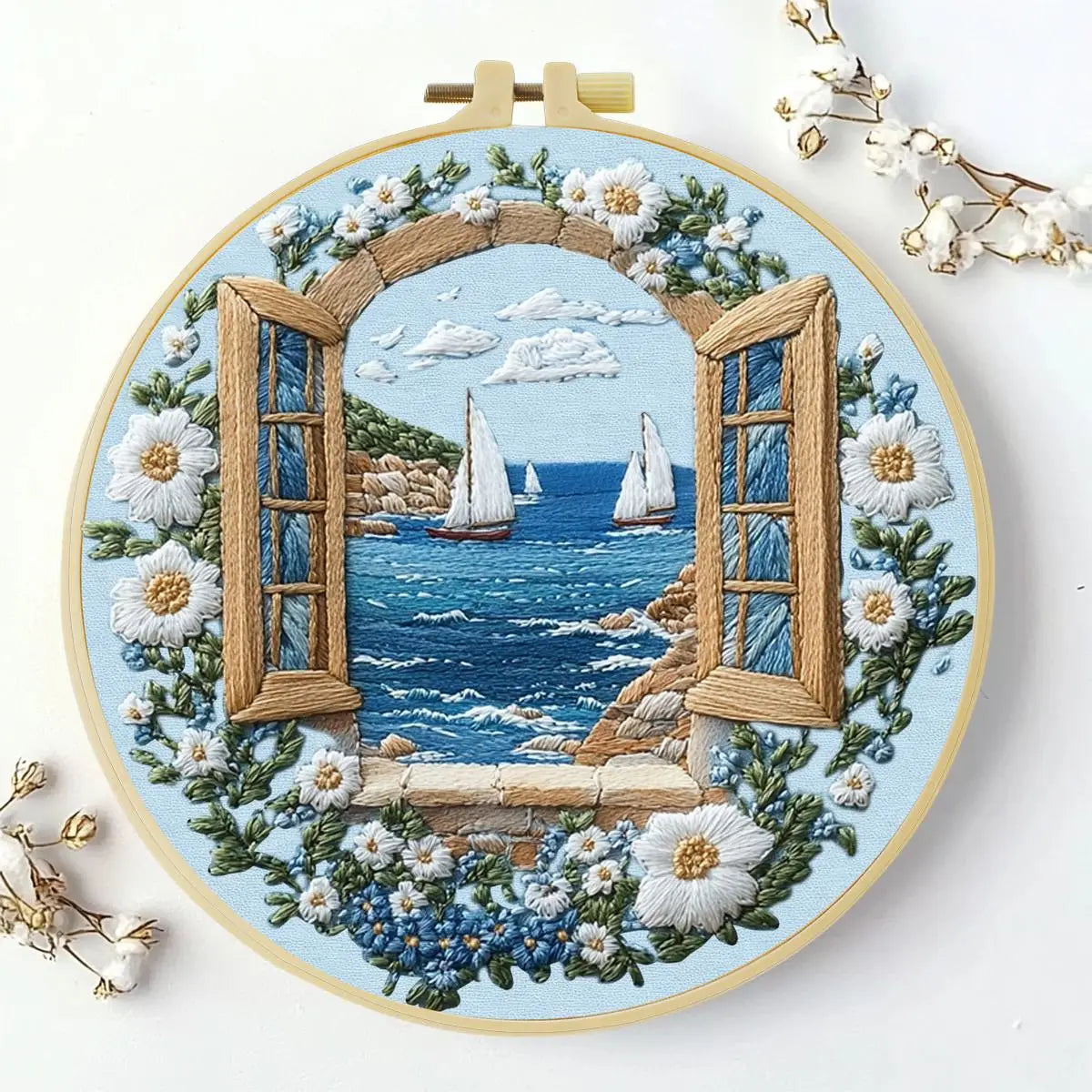 Window View Embroidery Starter Kit