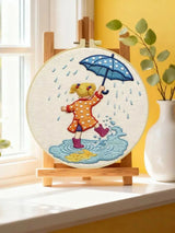 Rainy Day Puddle Jumper Embroidery Kit ☔💛 Kits For Stitchers