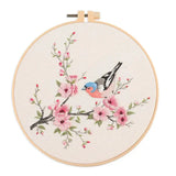 Bird & Butterfly Hand Embroidery Kit The Stichers Heavane