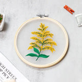 Transparent Double-Sided Flower Embroidery Starter Kit The Stichers Heavane