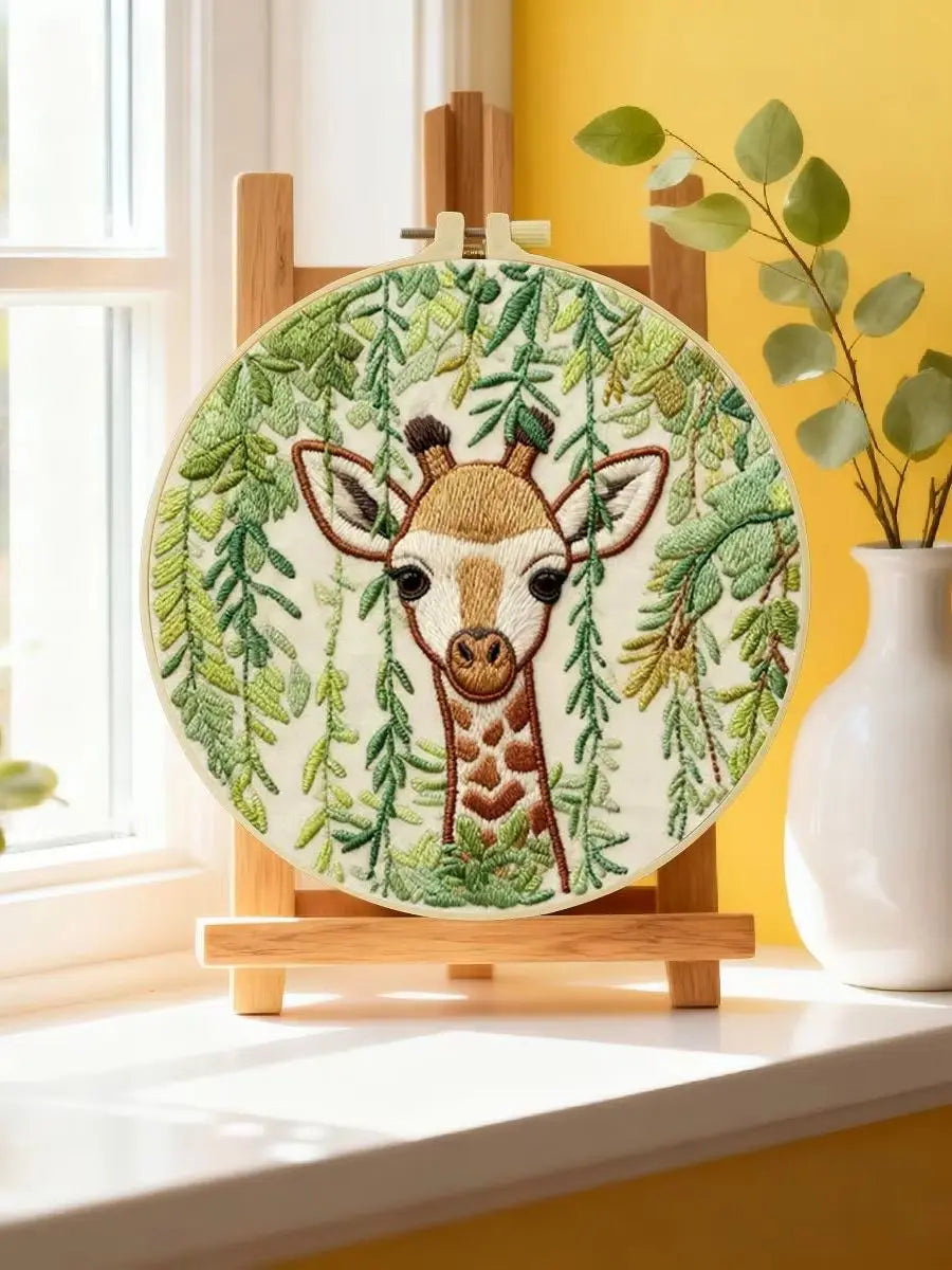 Giraffe Embroidery Kit