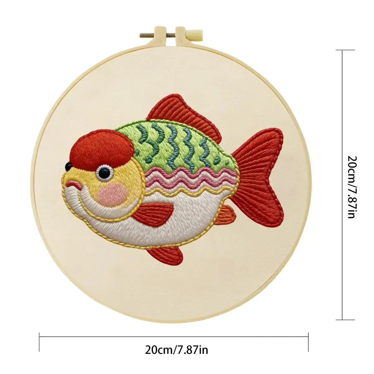 Cute Fish Embroidery Kit Kits For Stitchers