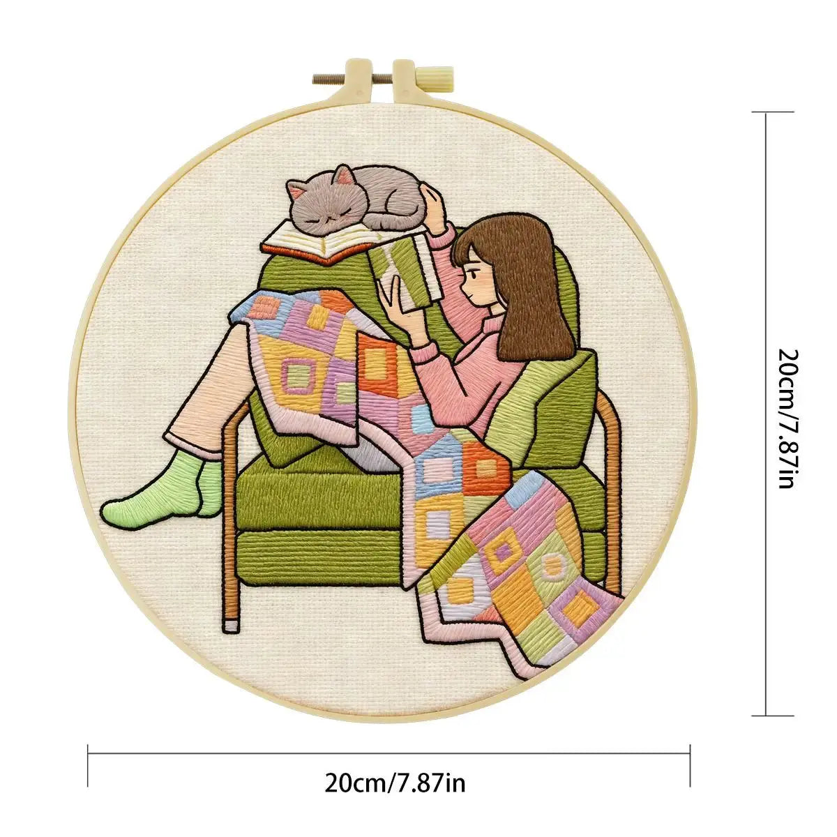 Cozy Reading Corner Embroidery Kit Kits For Stitchers