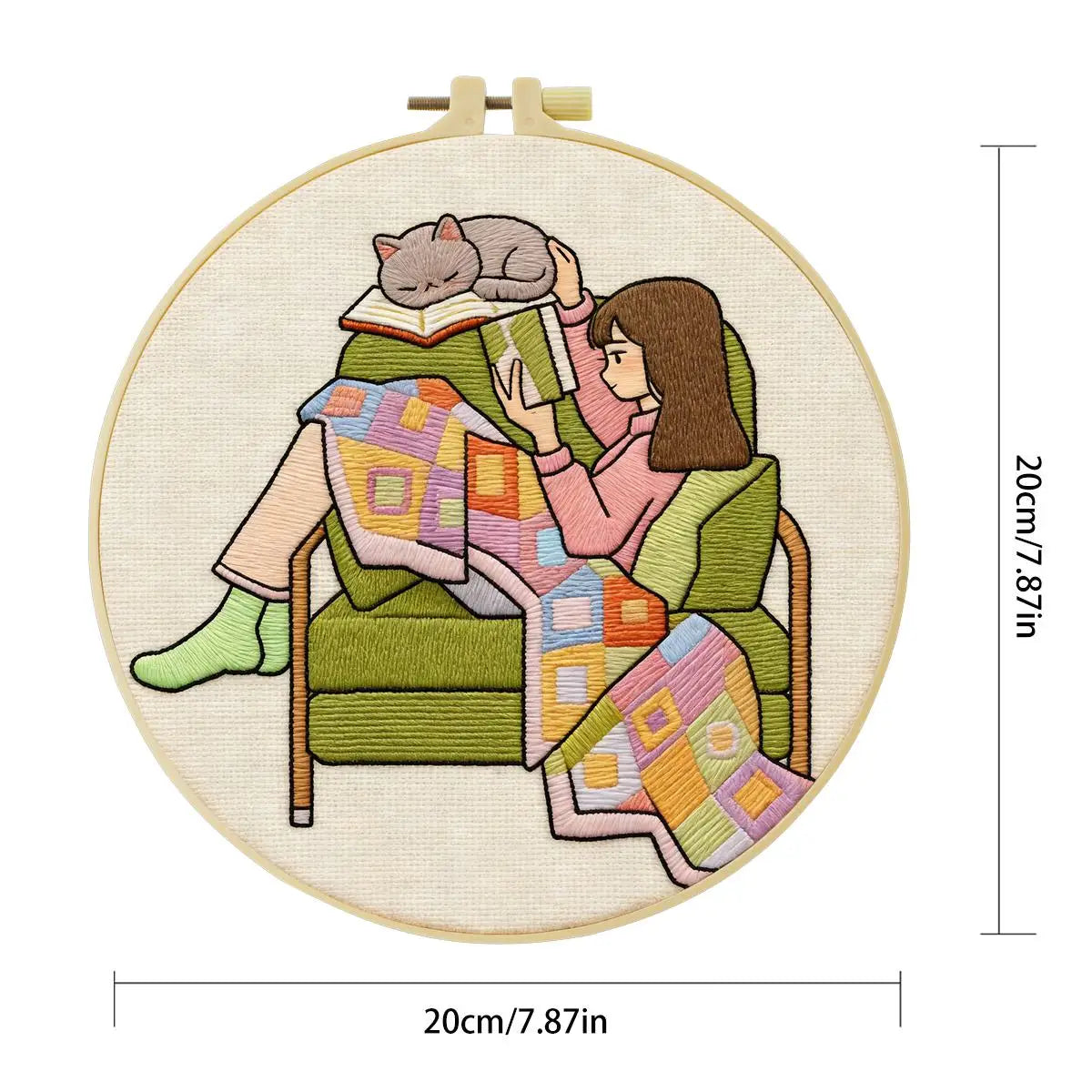 Cozy Reading Corner Embroidery Kit Kits For Stitchers
