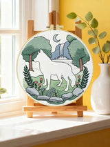 White Wolf Embroidery Starter Kit