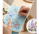 4-Piece Beginner Embroidery Learning Kit Kits For Stitchers