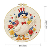 Patriotic Parade Goose Embroidery Kit Kits For Stitchers