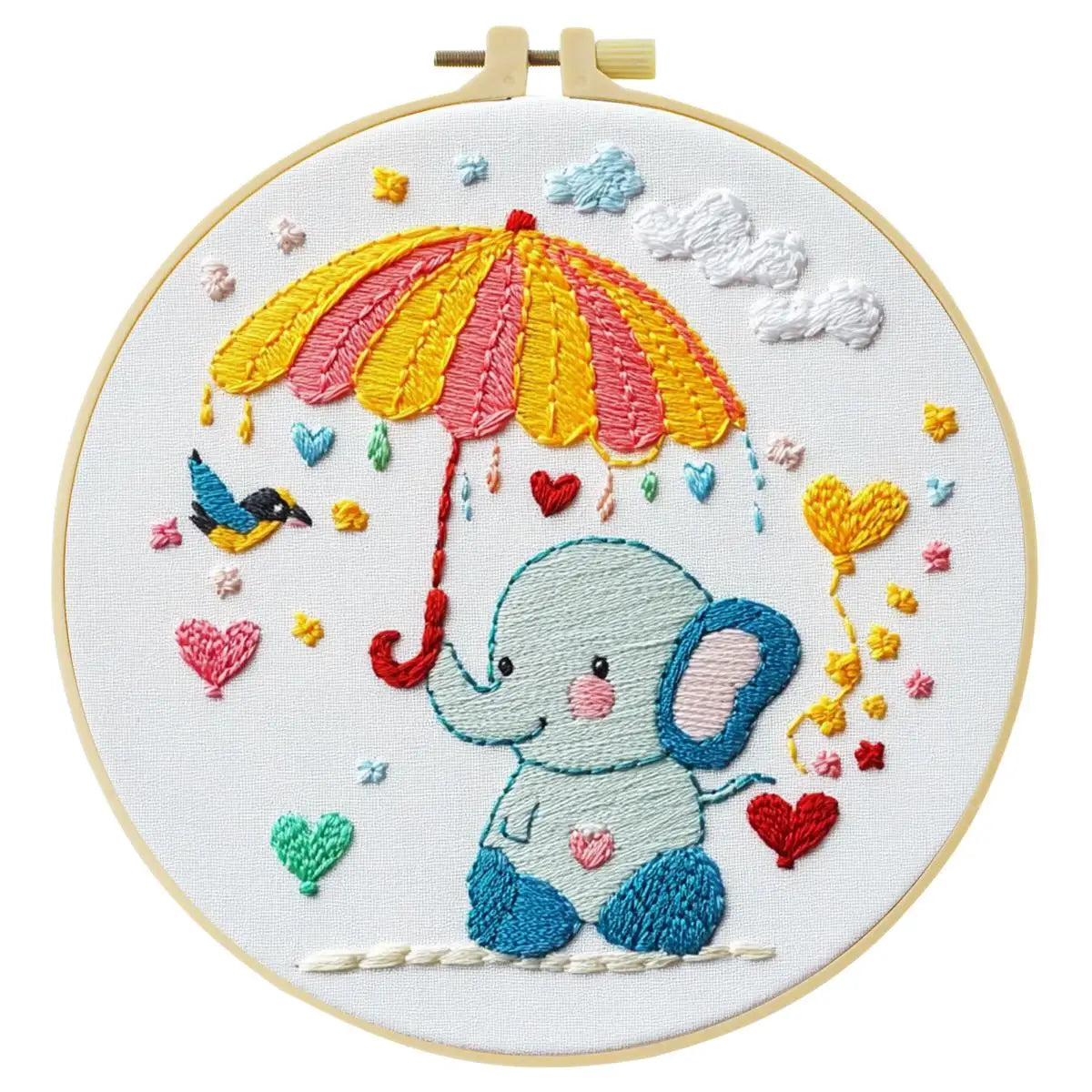 Baby Elephant Embroidery Kit