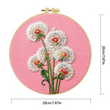 Dandelion Flower Embroidery Kit – DIY Botanical Hoop Art for Beginners & Nature Lovers Kits For Stitchers