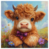 Cute Highland Cow Cross Stitch Kit ๐ฎ๐ธ๐โจ