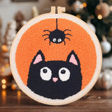 Spooky Halloween Characters Embroidery Kit – Set of 5
