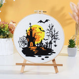 Spooky Halloween Embroidery Kit Collection – 6 Designs