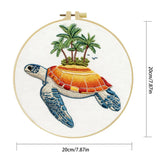 Sea Turtle Paradise Embroidery Kit 🐢🌴🧵